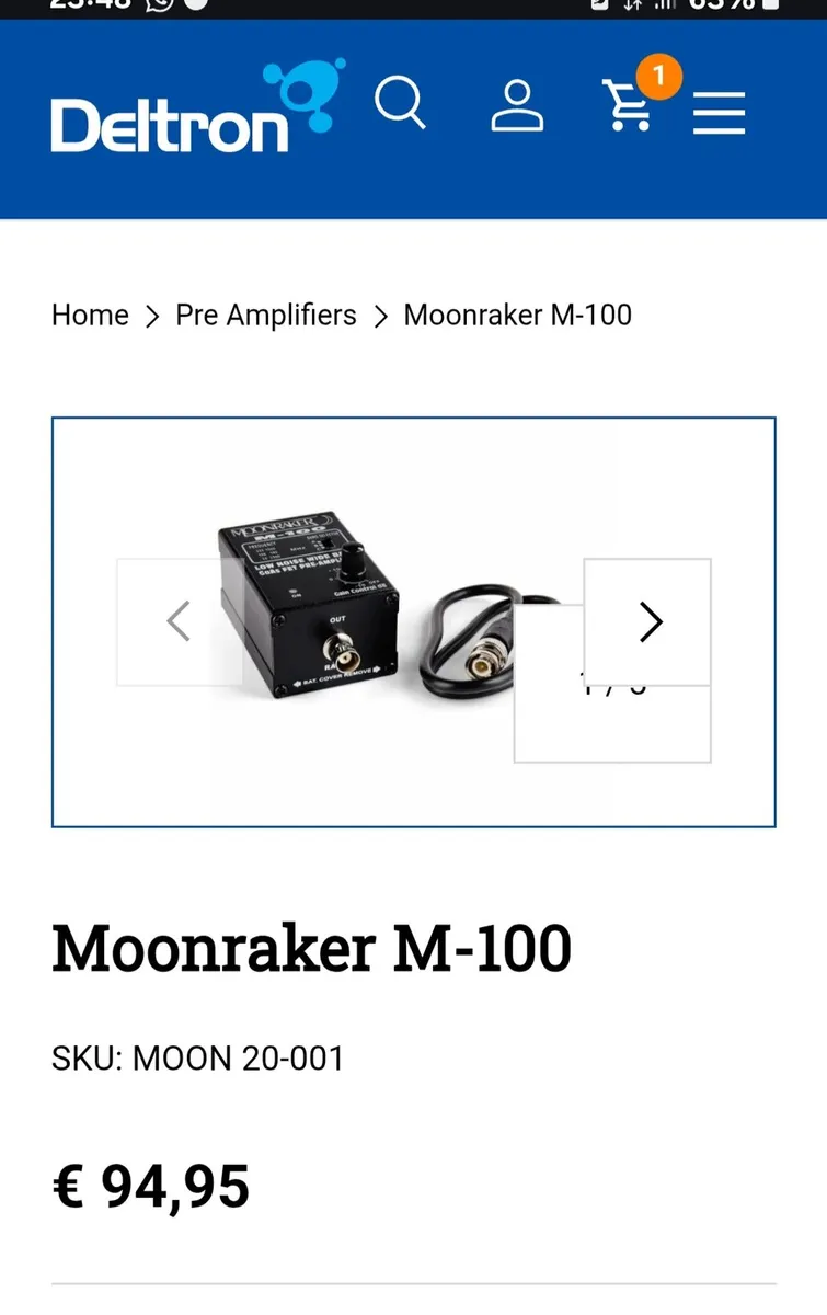 MOONRAKER M-100 PRE AMP BNC - Image 2