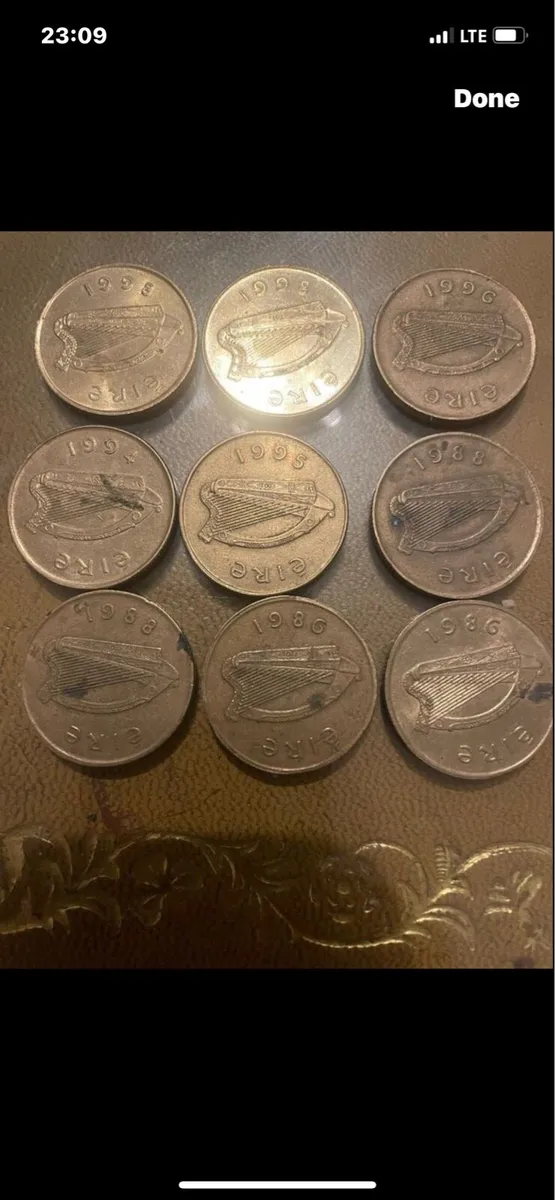 Old Irish 20p coins - Image 2