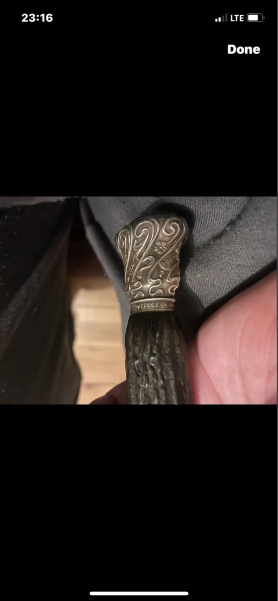 Antique ebony fire poker - Image 2