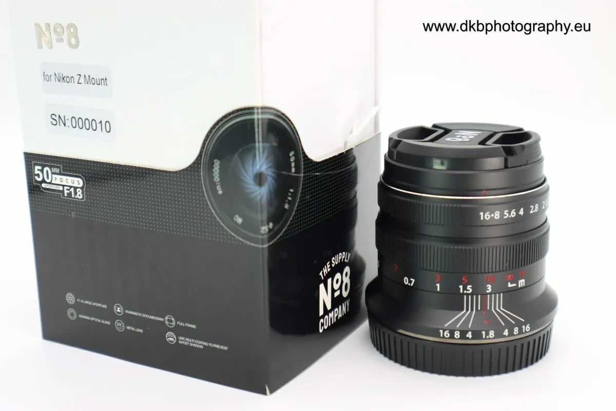 No. 8 50mm F1.8 MANUAL LENS (NIKON Z MOUNT) #0275A - Image 1