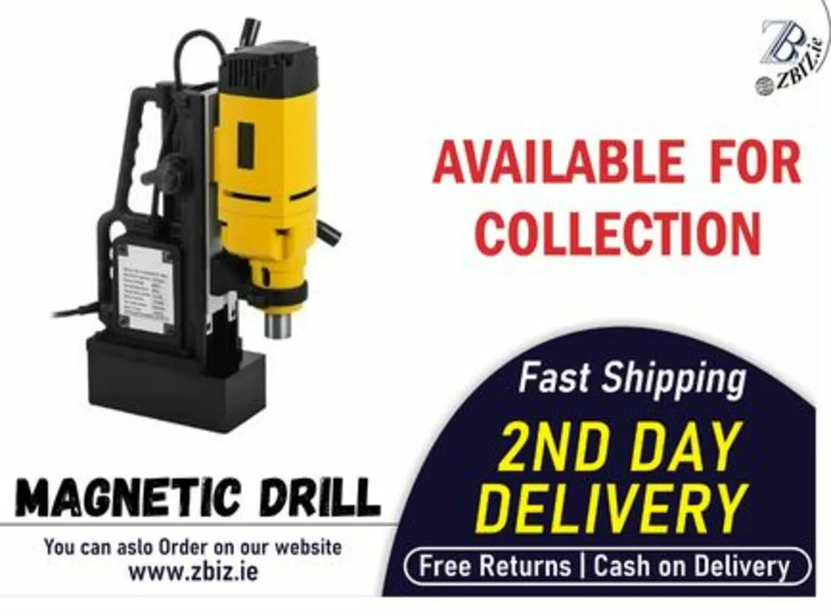Magnetic Drill Press 1200W 23mm Tapping Machine - Image 1