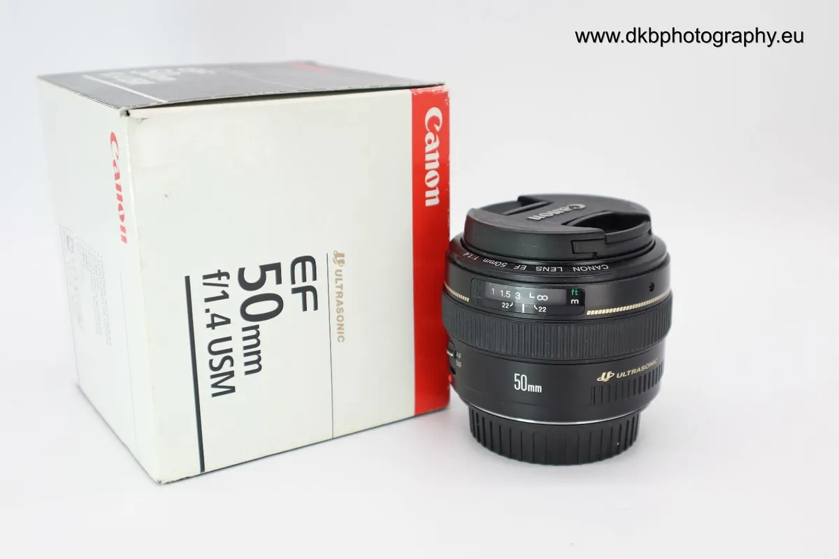 CANON EF 50mm F1.4 USM LENS #0579 - Image 1