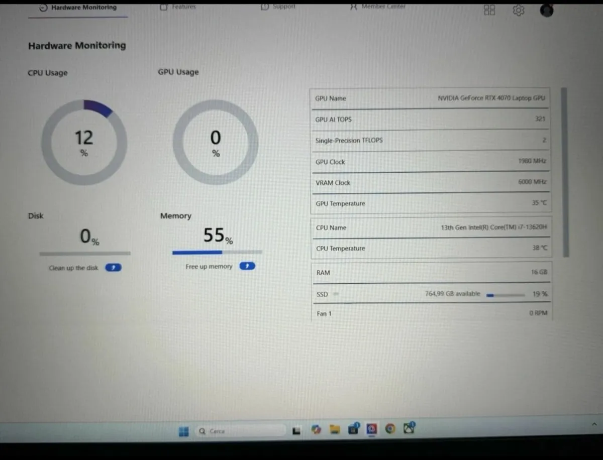 MSI Katana 17.3 Full, i7 , 4070 , 1 tb ssd,16 ram - Image 1