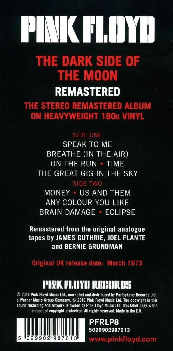 Pink Floyd ‎– The Dark Side Of The Moon - Image 3