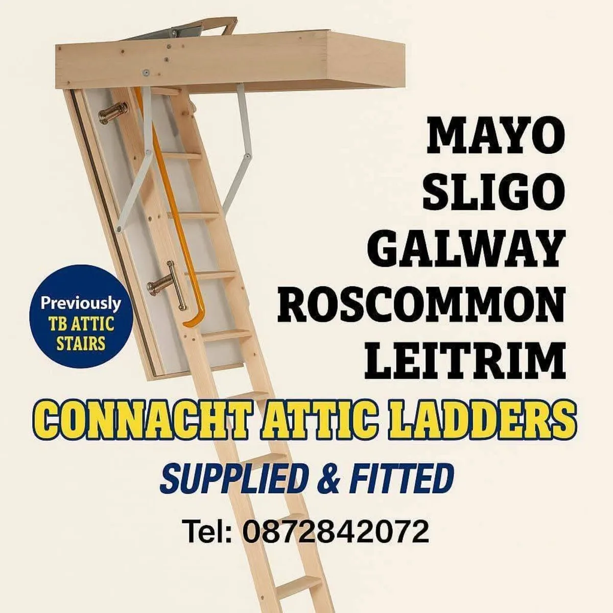 ATTIC LADDERS SUPPLIED & FITTED - Image 1