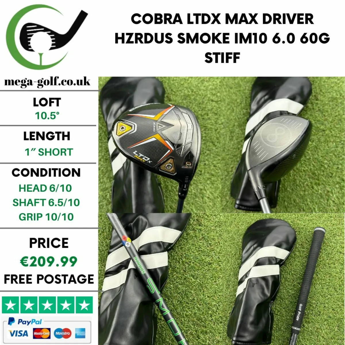 Cobra LTDx Max Driver / 10.5° / Stiff - Image 1