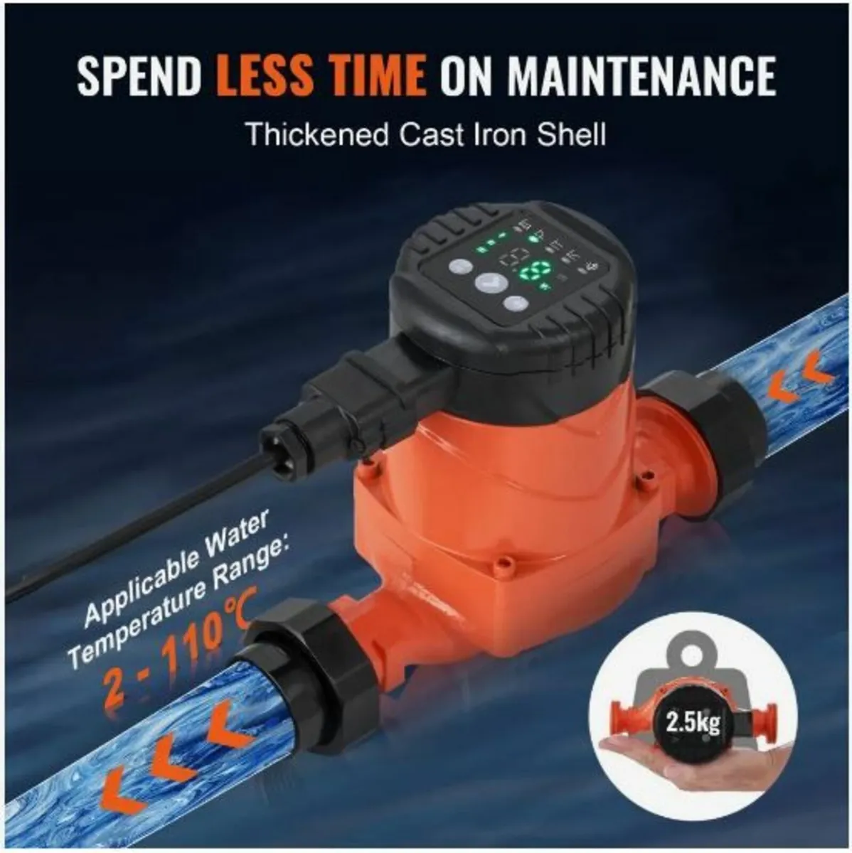 LPS25-8BP-180 Hot Water Recirculating Pump - Image 4