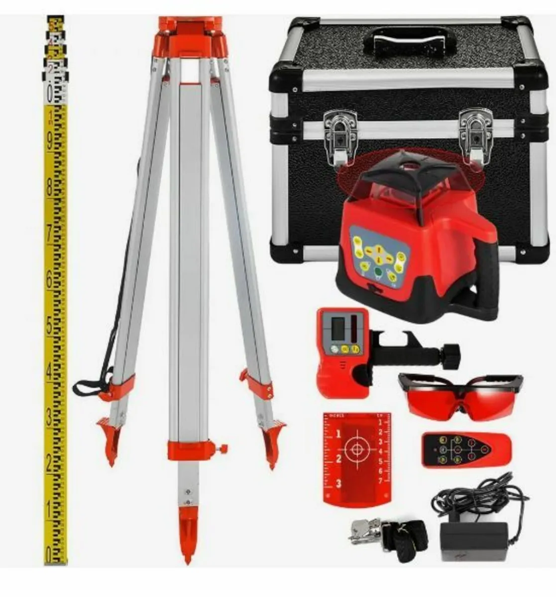 Red Rotary Laser Level Self Leveling - Image 1