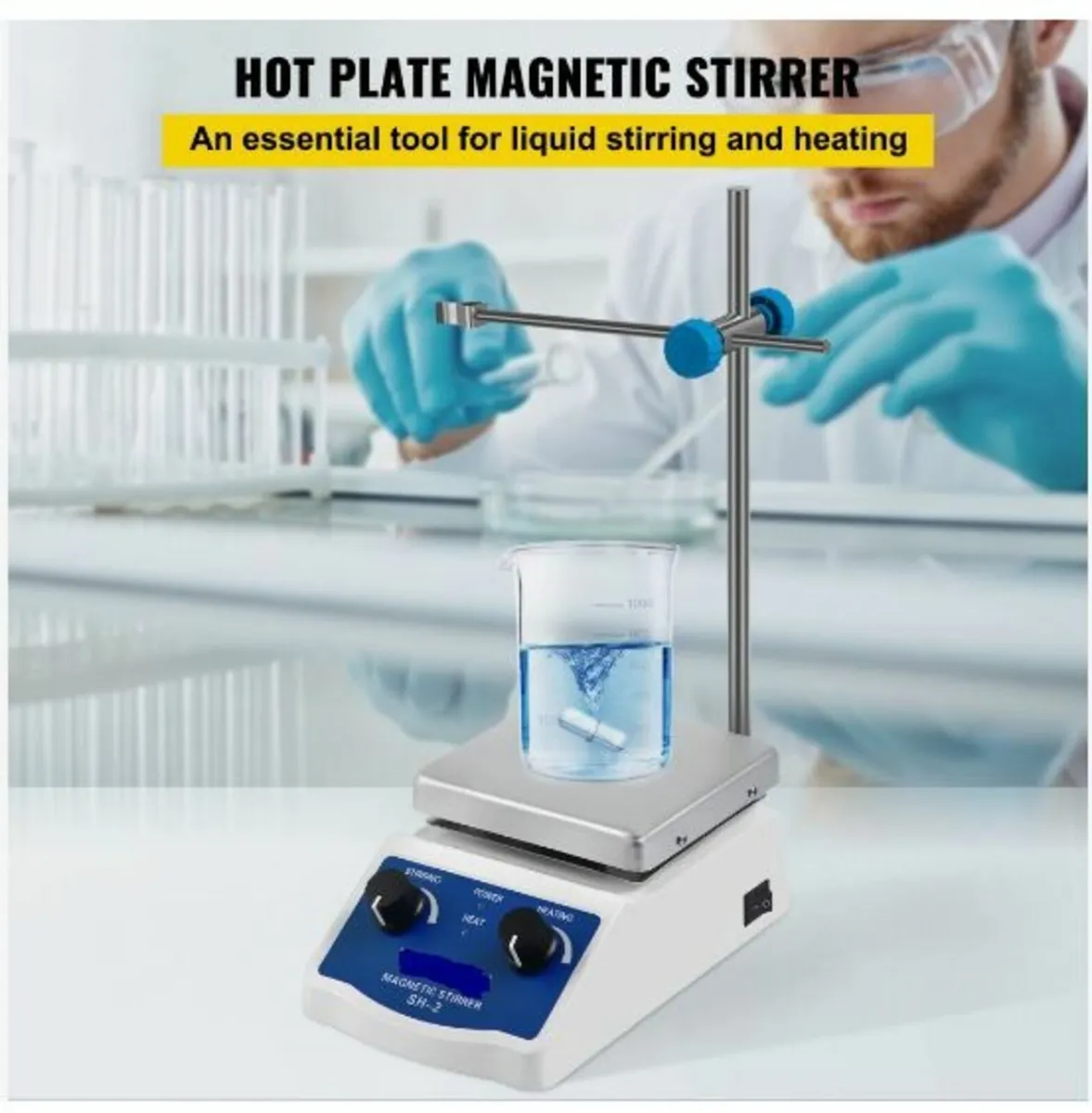 SH-2 Magnetic Stirrer Laboratory Magnetic - Image 3