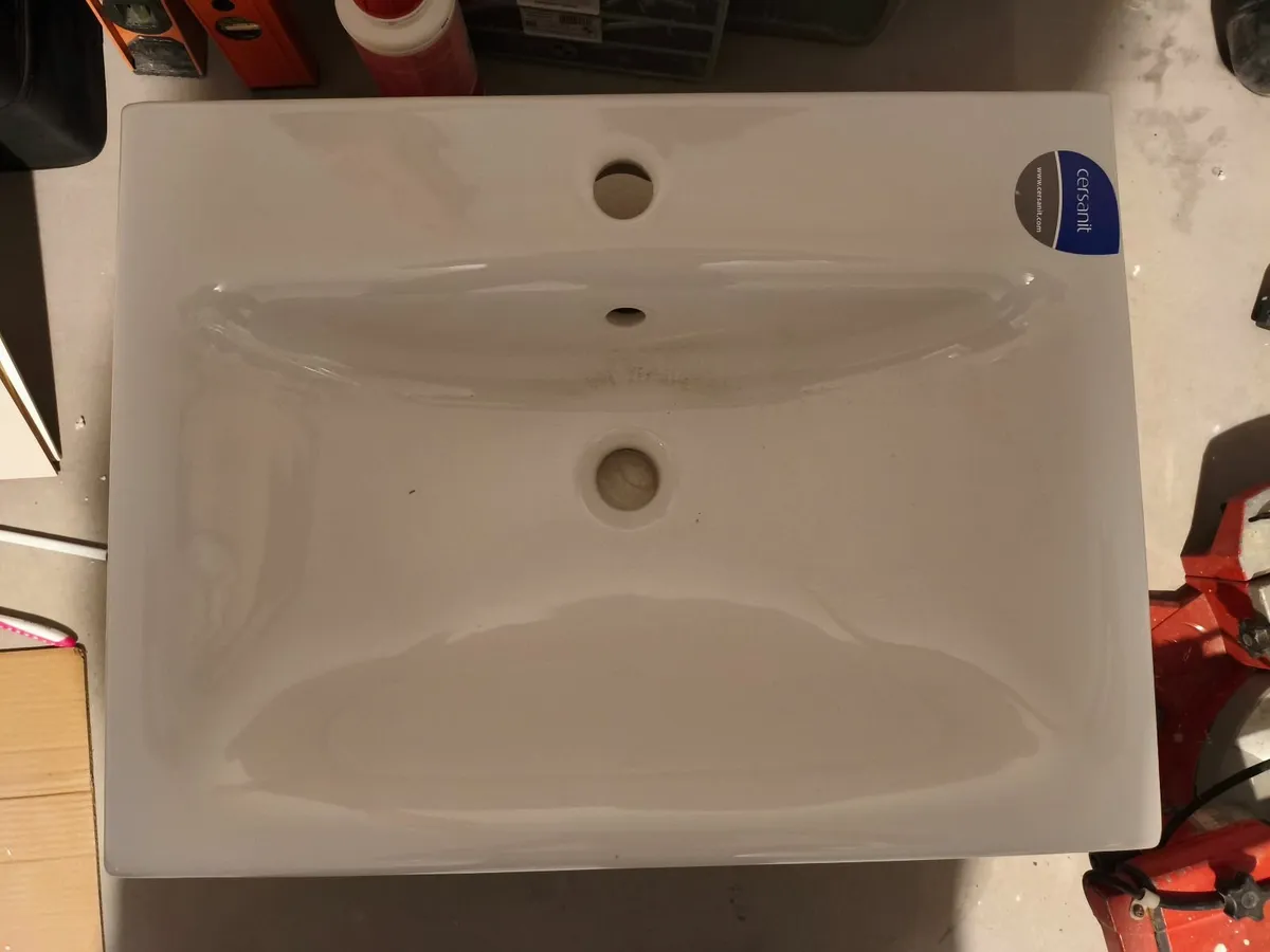 Bathroom basin sink 60cm Cersanit - Image 1