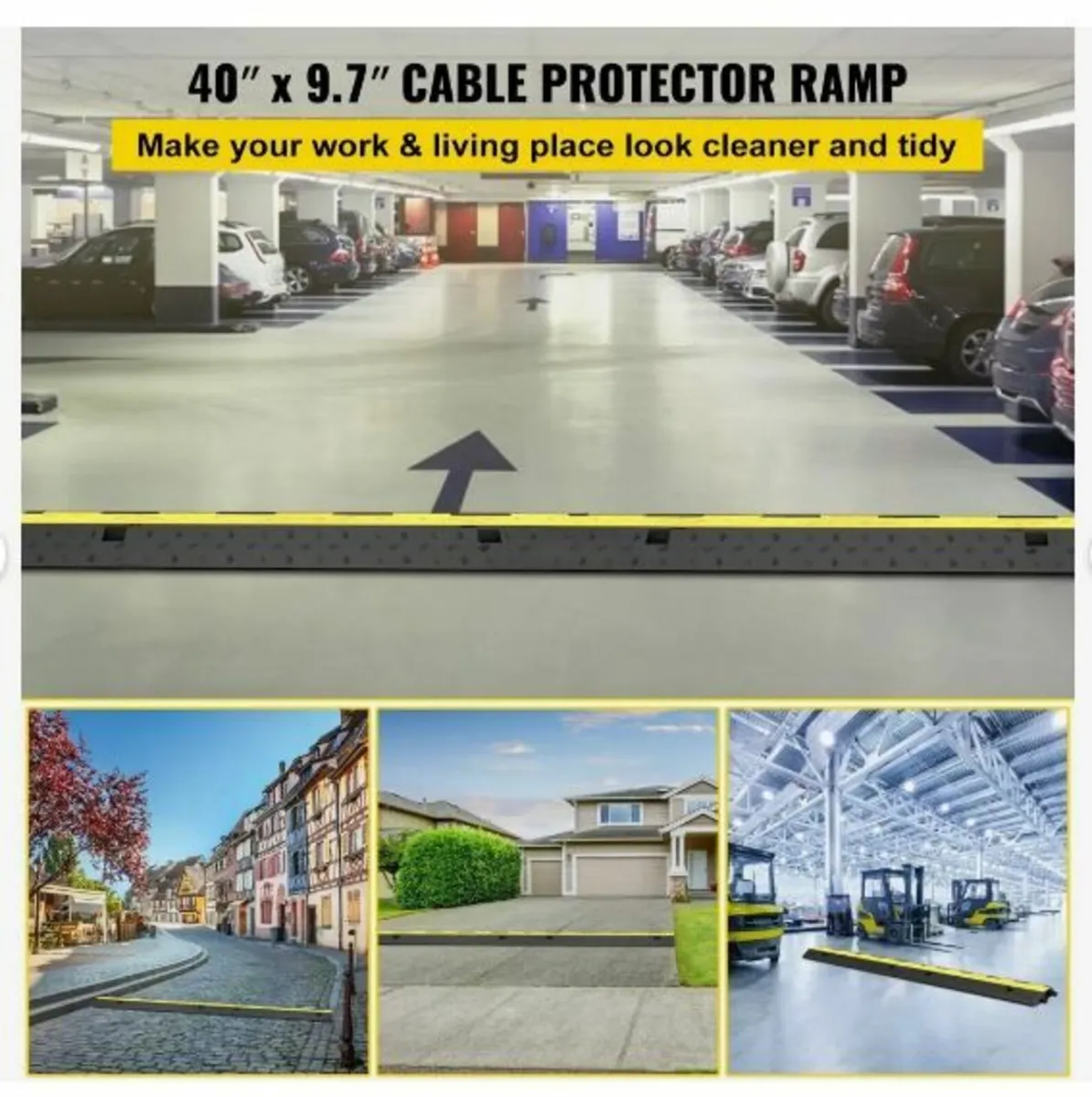 Cable Protector Ramp 101x24.5x5 cm - Image 2