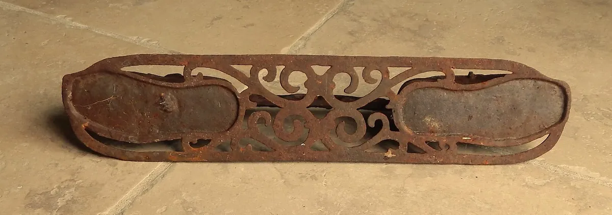 Large Vintage Cast Iron Boot Scraper - Image 4