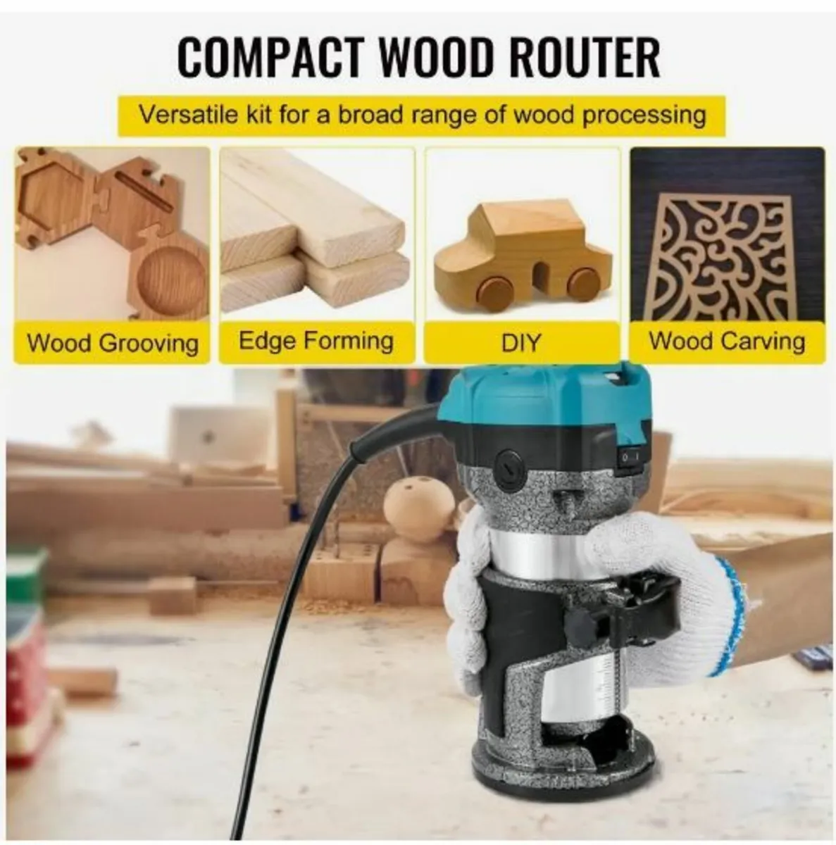 Router Tool, 710W Wood Router - Image 2