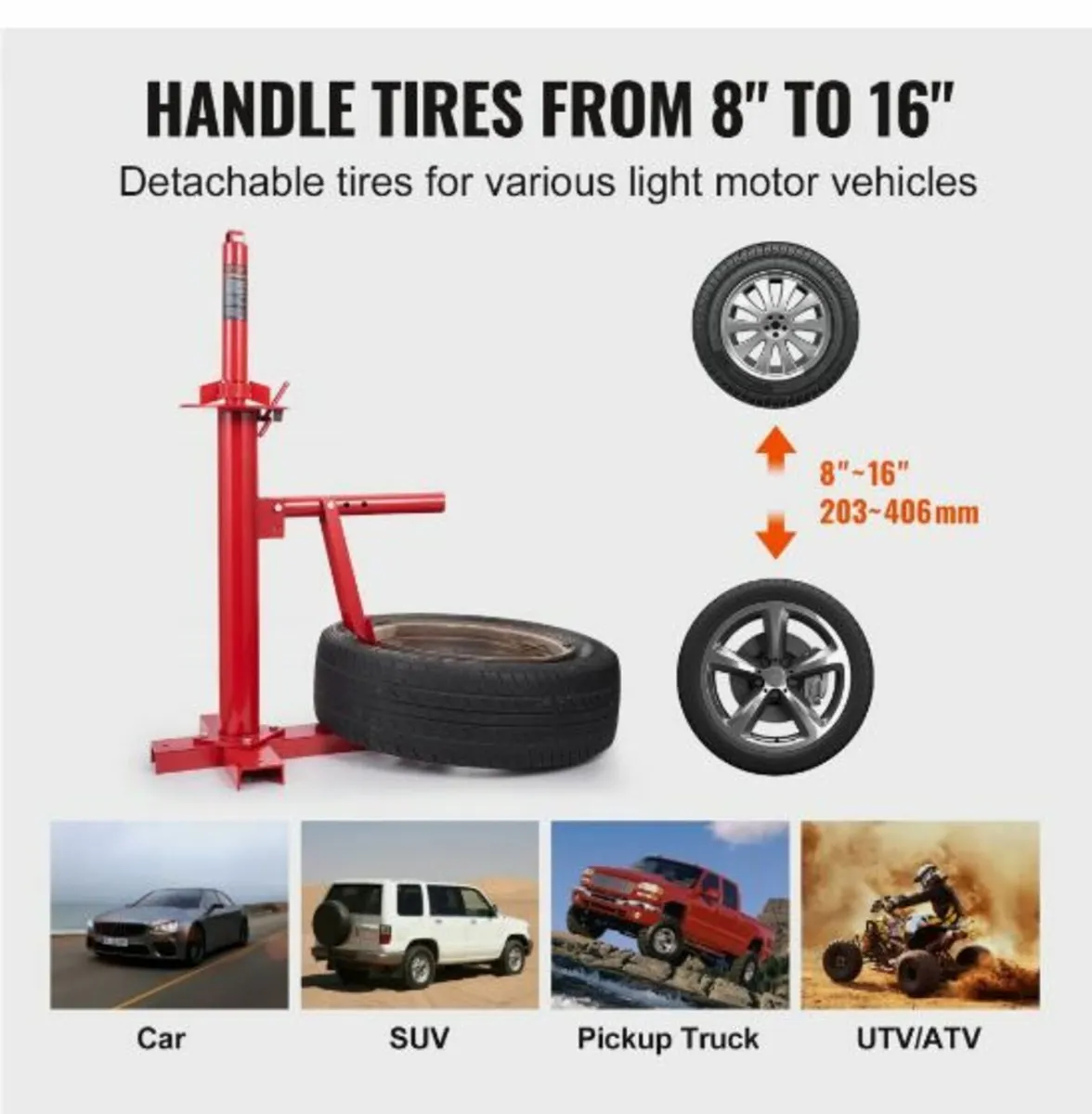 Portable Manual Tire Changer Bead Breaker Tool - Image 4