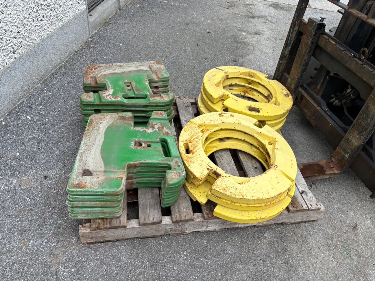 JOHN DEERE  LEAF WEIGHTS and WHEEL WEIGHTS