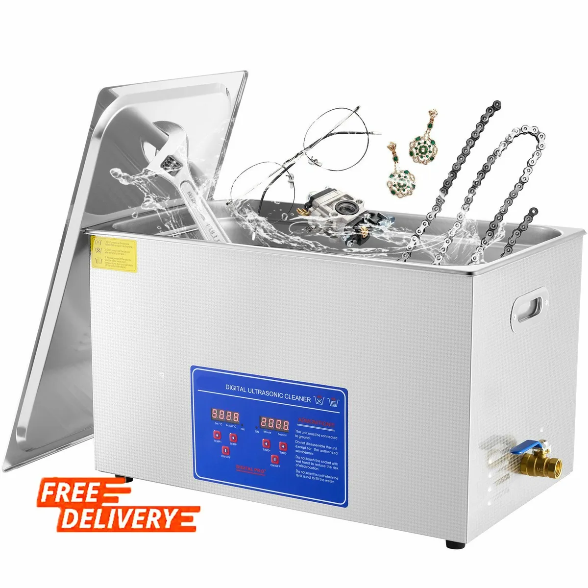 30L Stainless Steel Ultrasonic Cleaning Machine - Image 1
