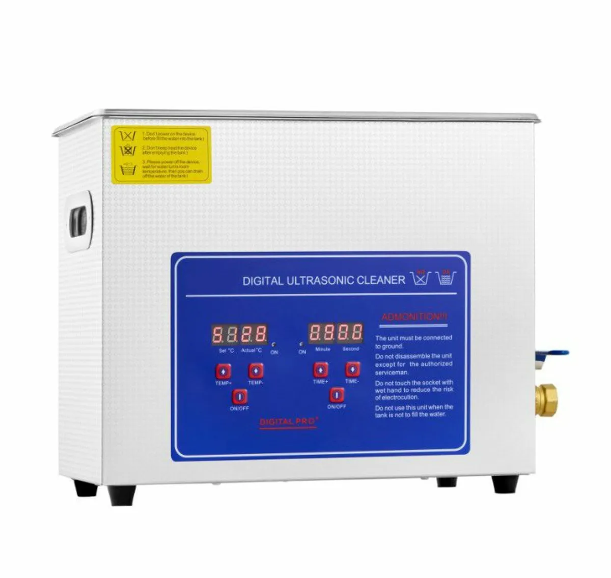 6L Stainless Steel Ultrasonic Cleaning Machine - Image 3