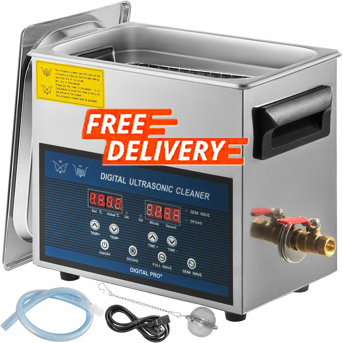 6L DUAL FREQUENCY Ultrasonic Cleaning Machine - Image 1