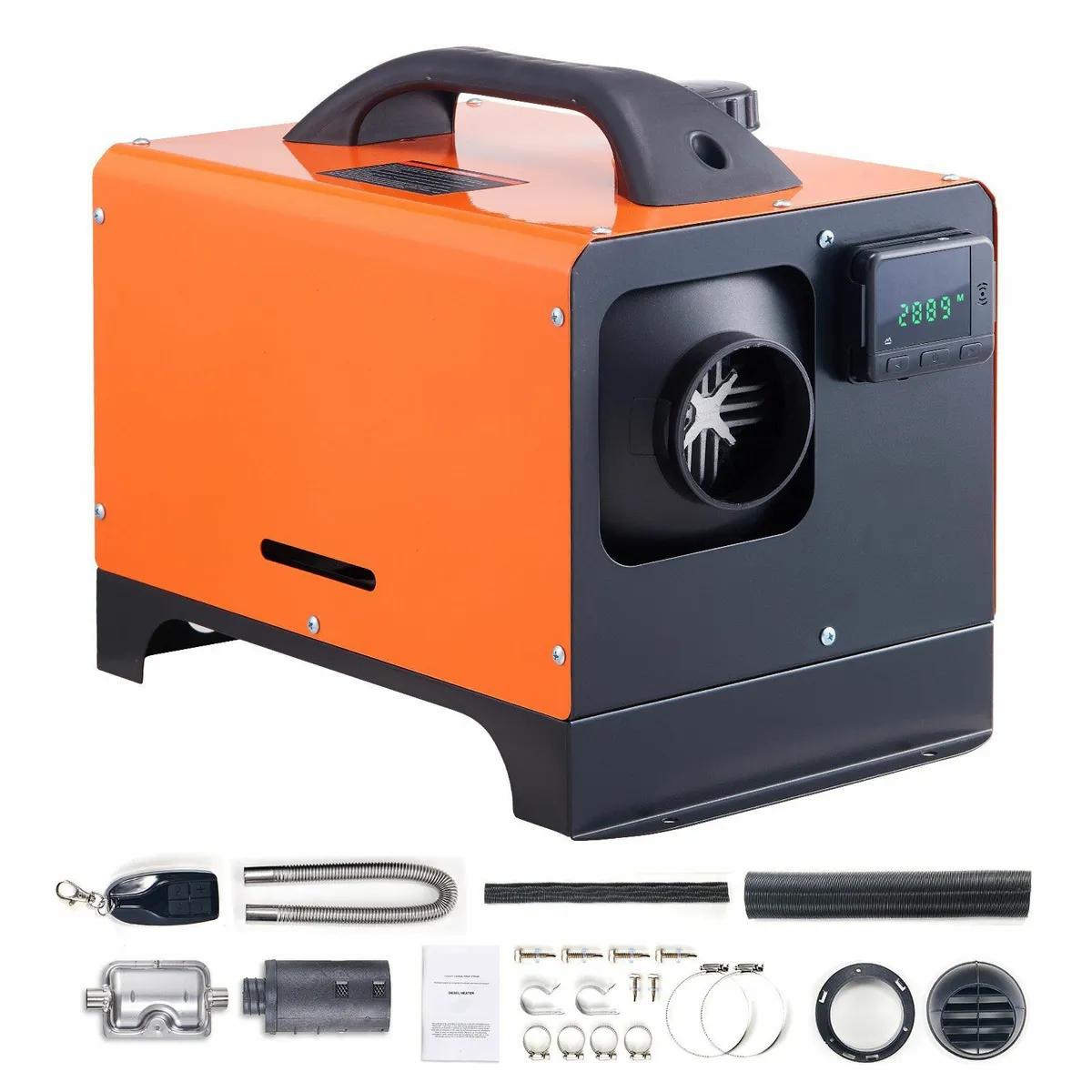 Diesel Air Heater All-in-one 12V 5KW LCD Remote - Image 1