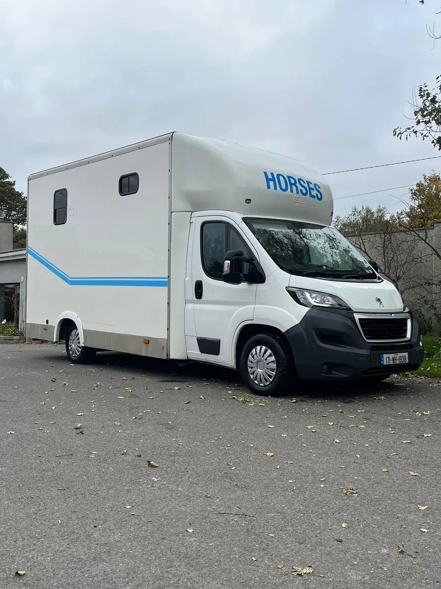 2017 Peugeot Boxer Horse Van - Image 1