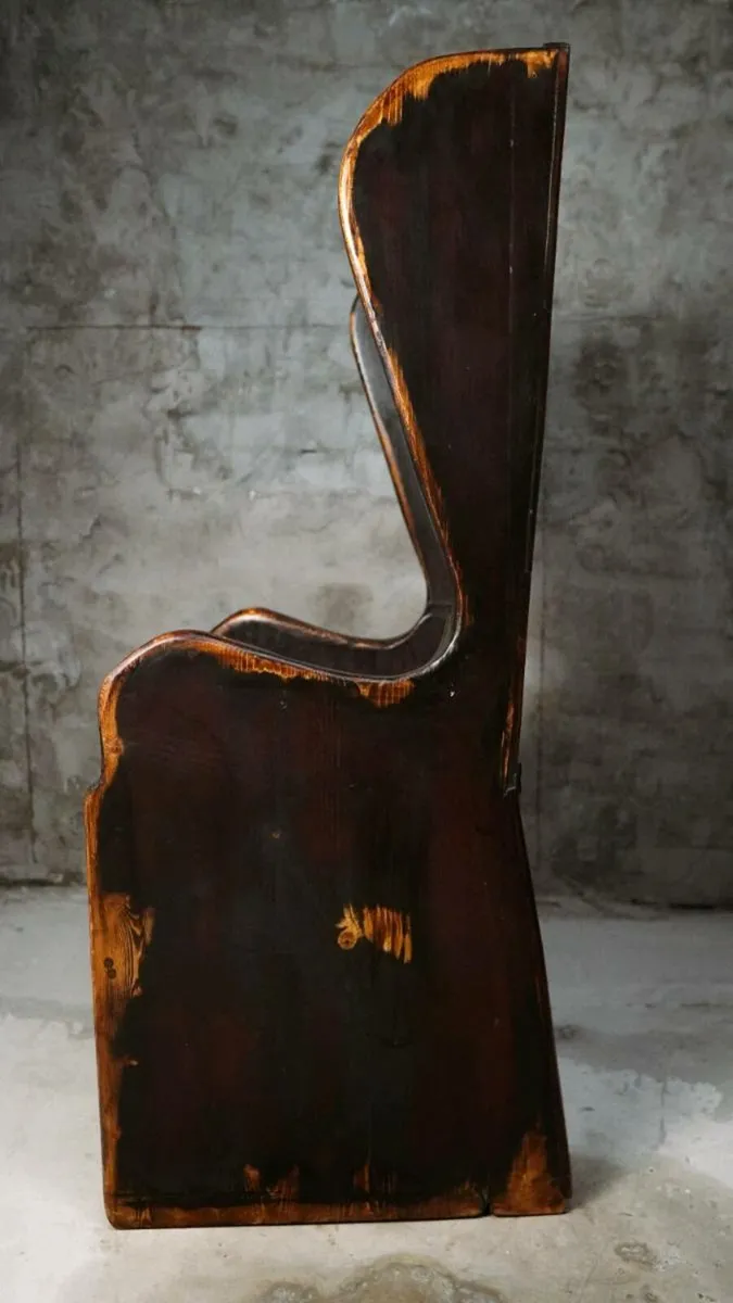 19th Century Antique Shepherd's Lambing Chair - Image 2