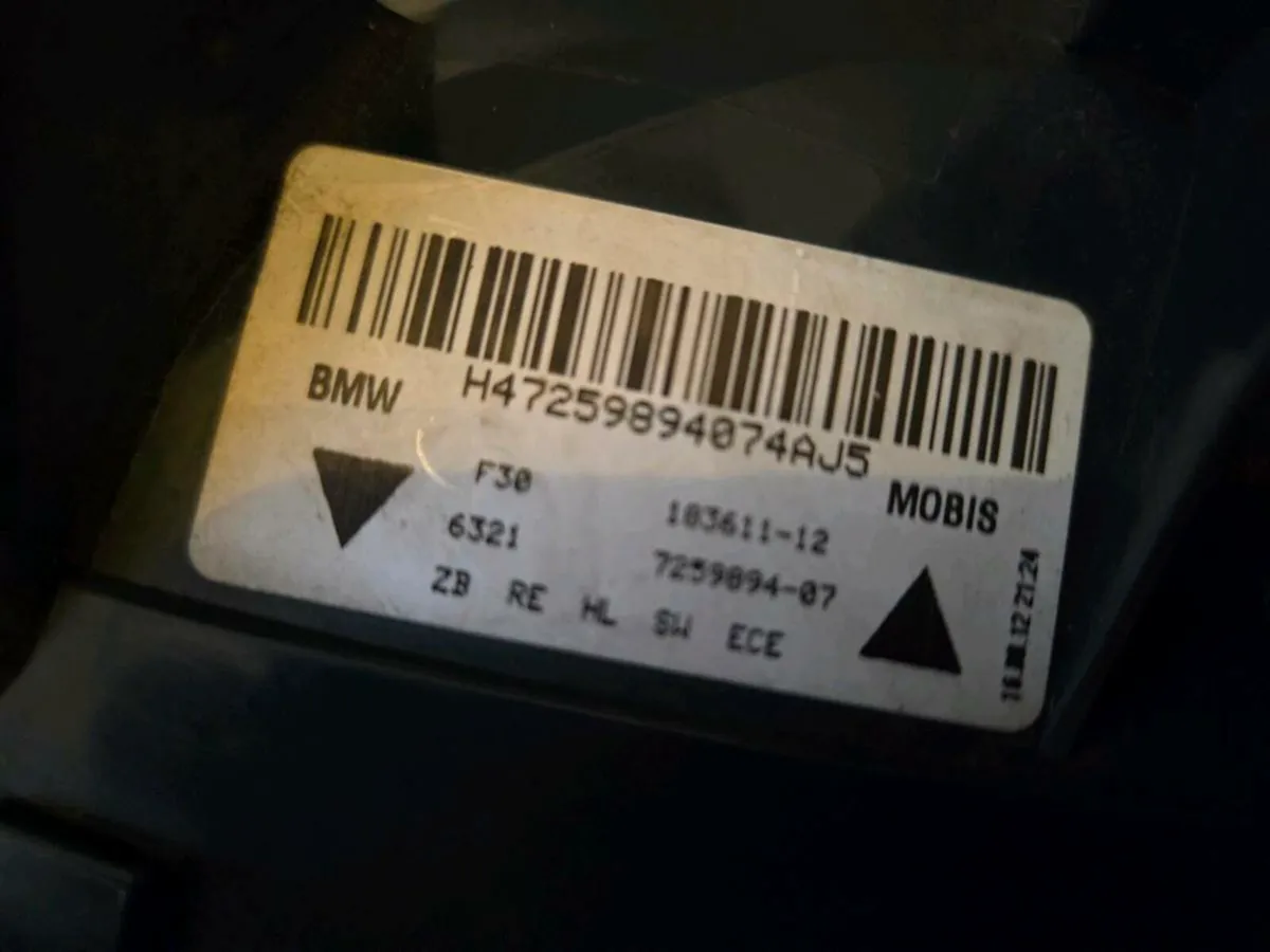 BMW F30 Saloon Rear Light - Image 4
