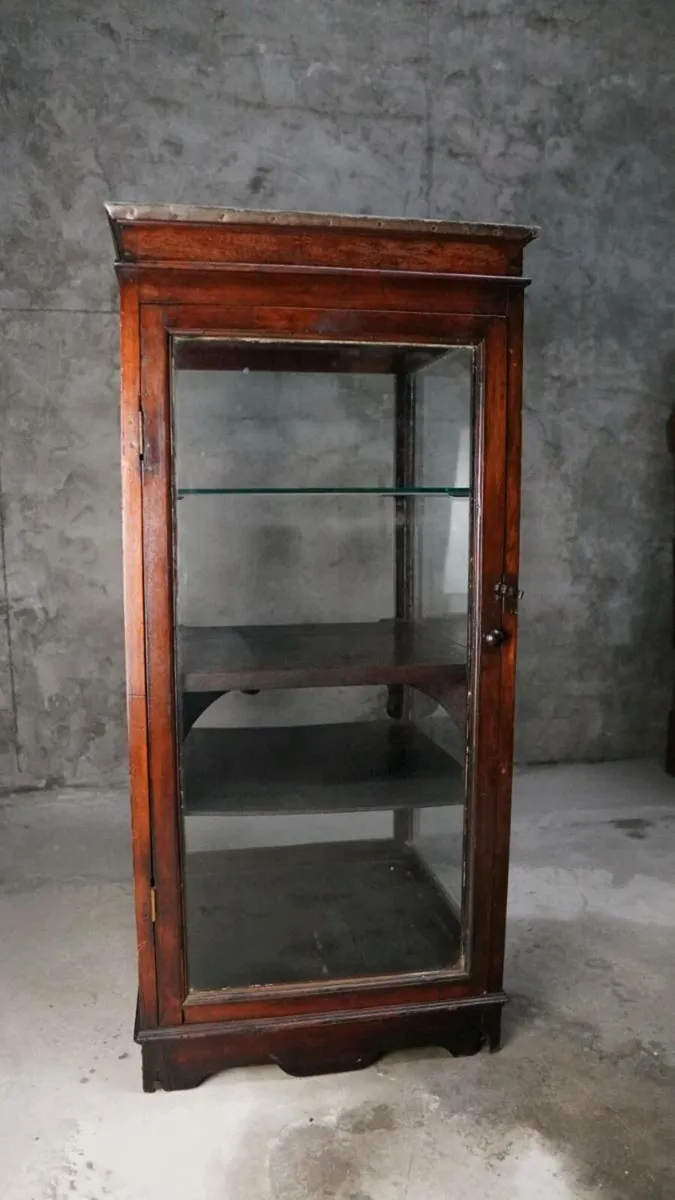 Antique shop counter display Case apothecary - Image 1