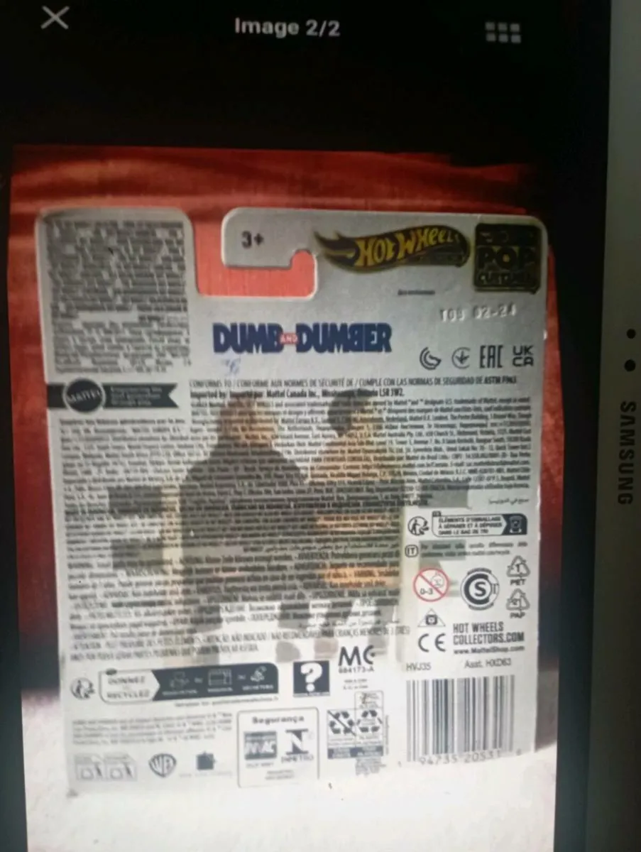 HOT WHEELS PREMIUM   DUMB & DUMBER - Image 2