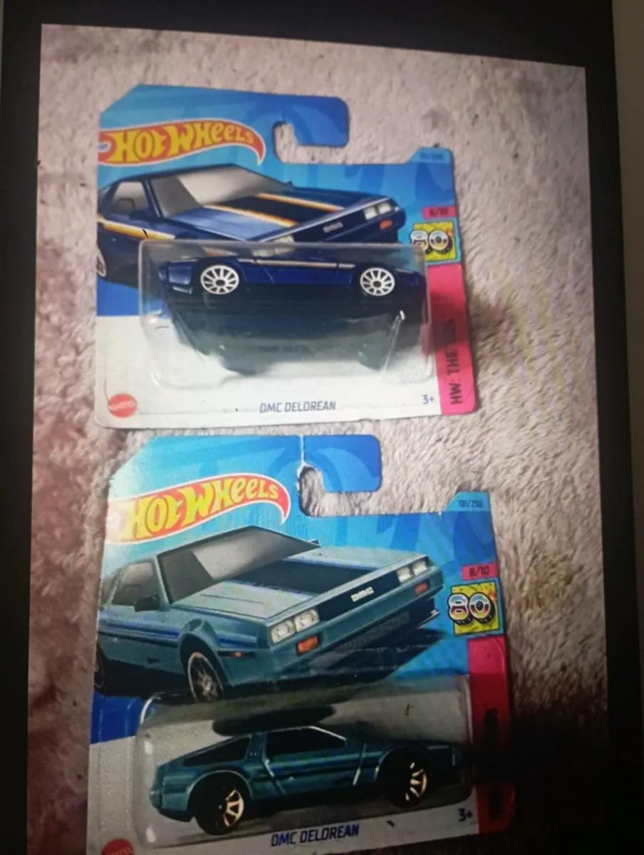 HOT WHEELS DELOREAN DIE-CAST MODLES CARS - Image 1