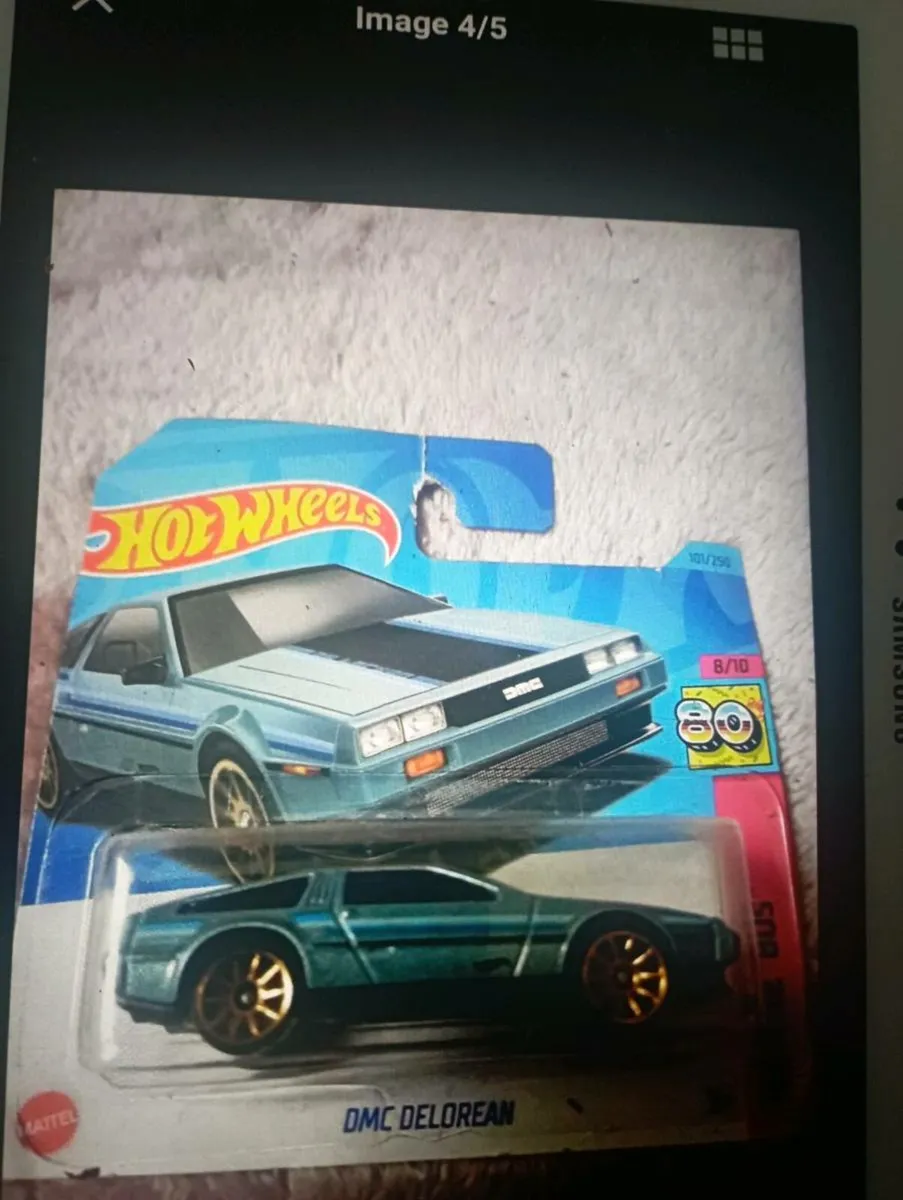 HOT WHEELS DELOREAN DIE-CAST MODLES CARS - Image 3