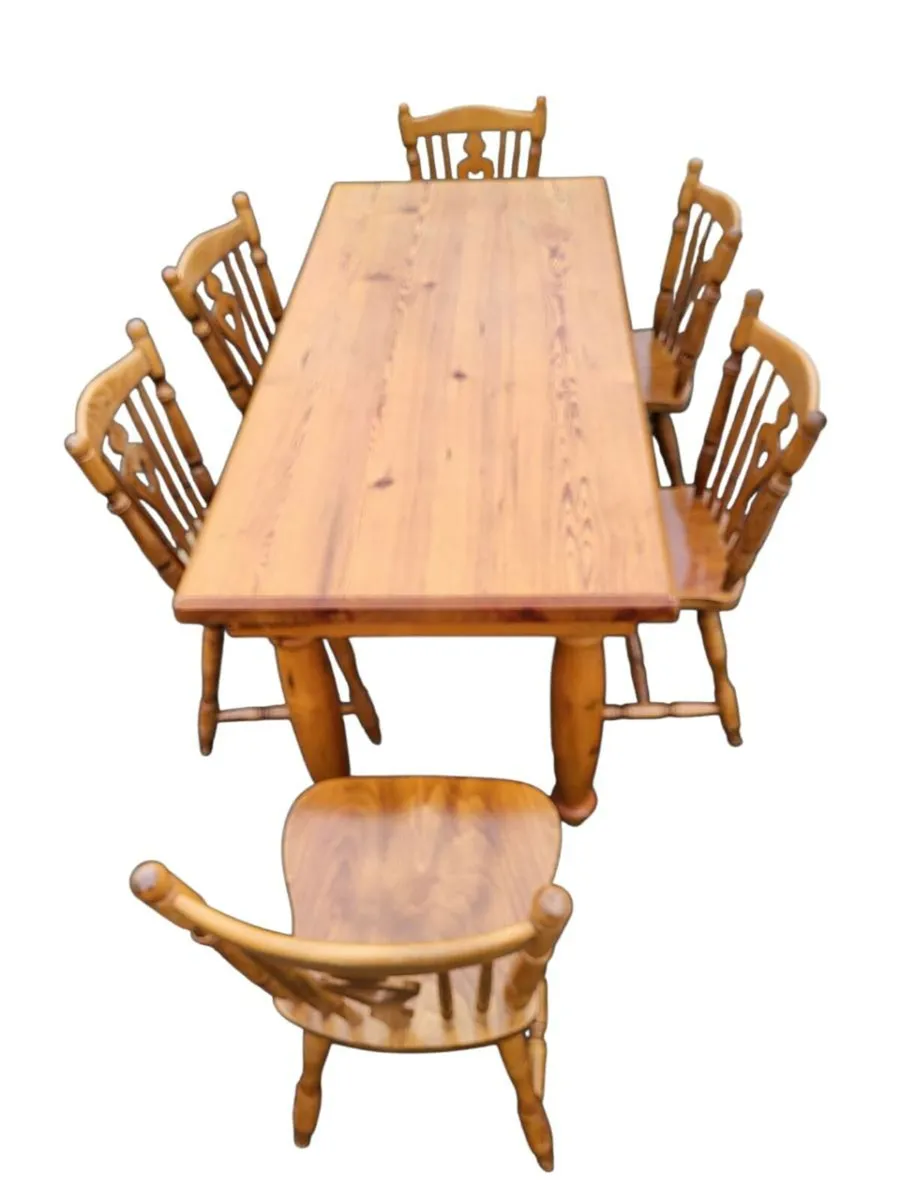 Kitchen Table And six chairs - Image 1