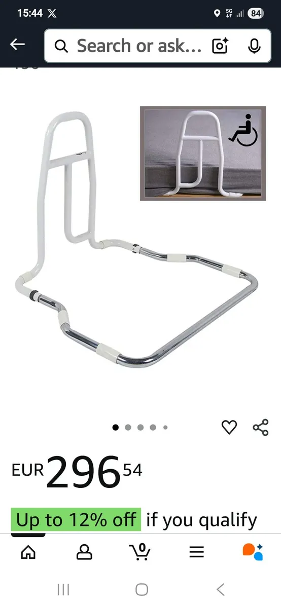 Bed rail for seniors etc - Image 4