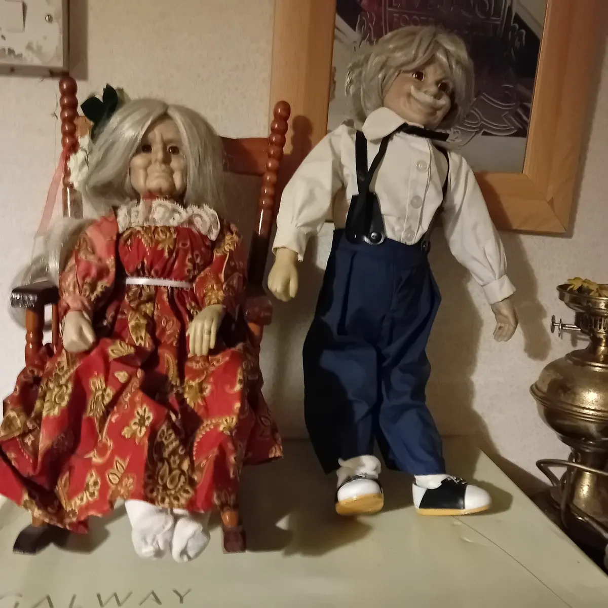 Grandma and Granddad and her Rocking Chair