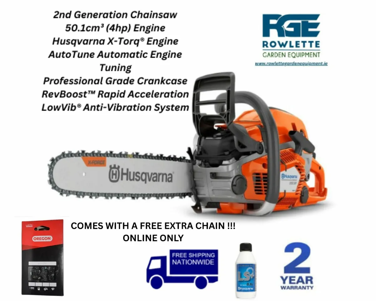 Husqvarna 550XP® MK II Professional Chainsaw - Image 1