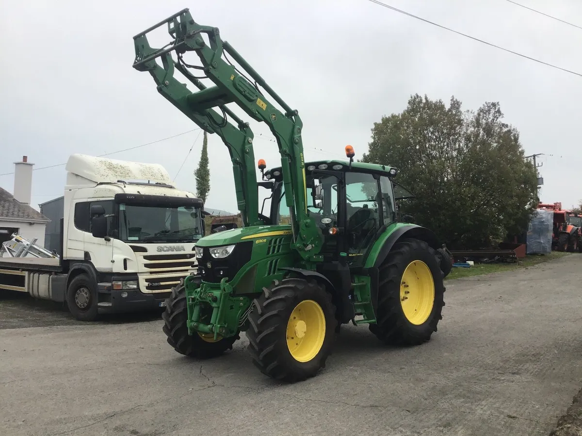 John Deere 6130R with JD 623R Loader - Image 1
