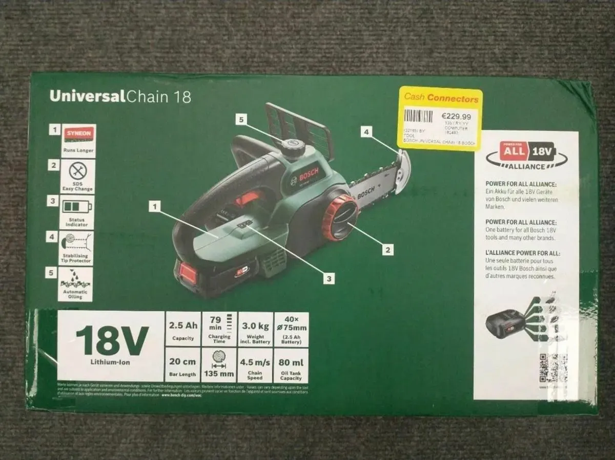 Bosch Universal Chain 18 Chainsaw New - Image 2