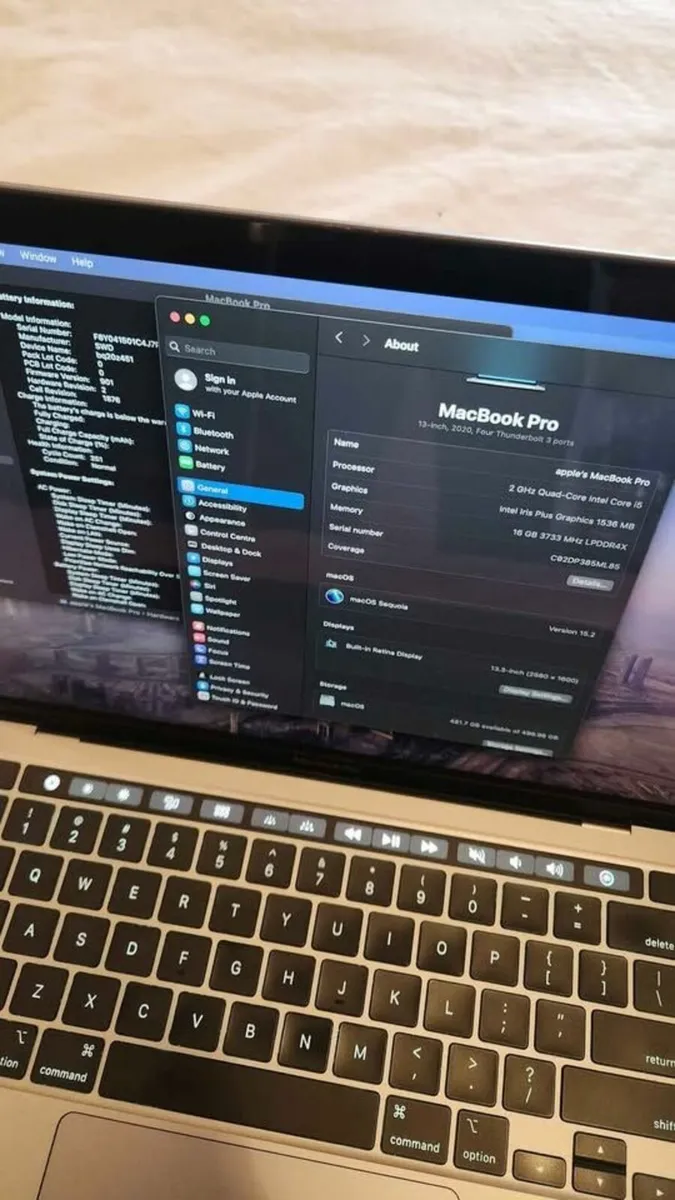 Apple MacBook Pro 13inch (2020) i5 512GB SSD 16GB - Image 2