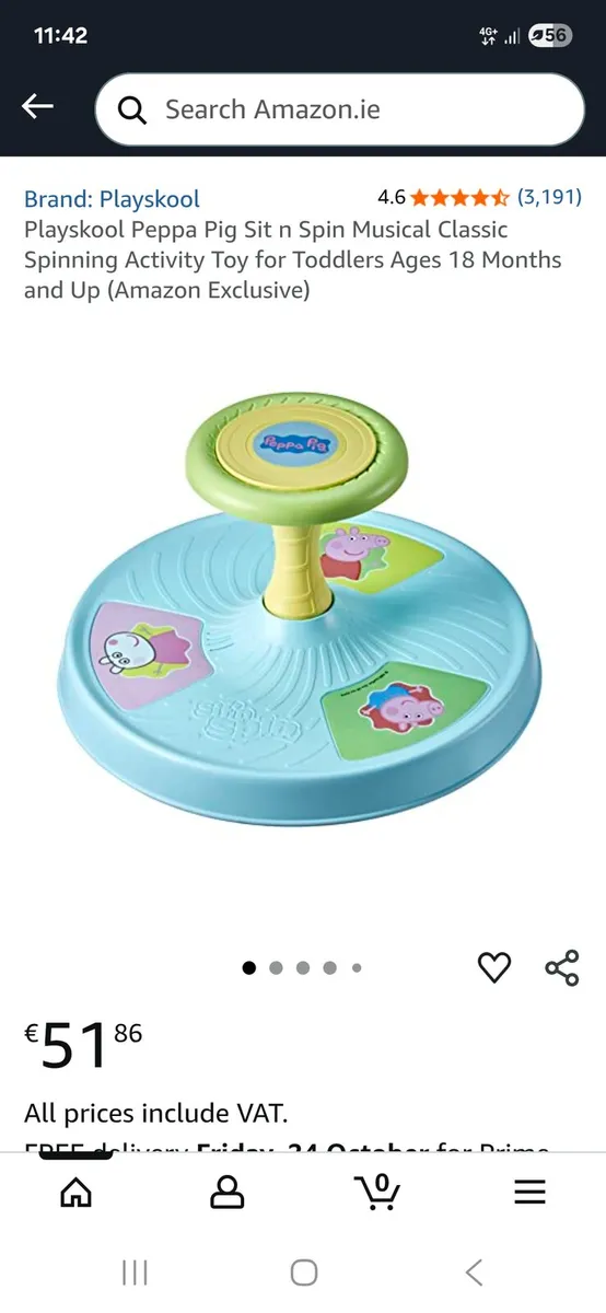 Peppa Pig Sit and Spin