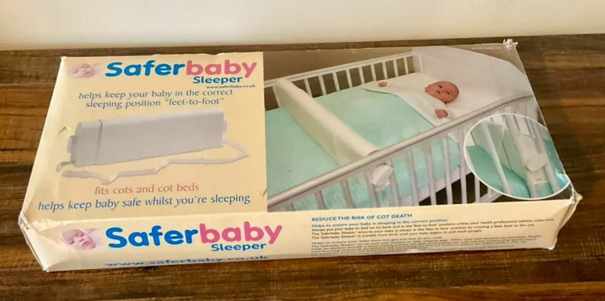 Saferbaby Sleeper –  Cot Bed Safety Positioner - Image 1