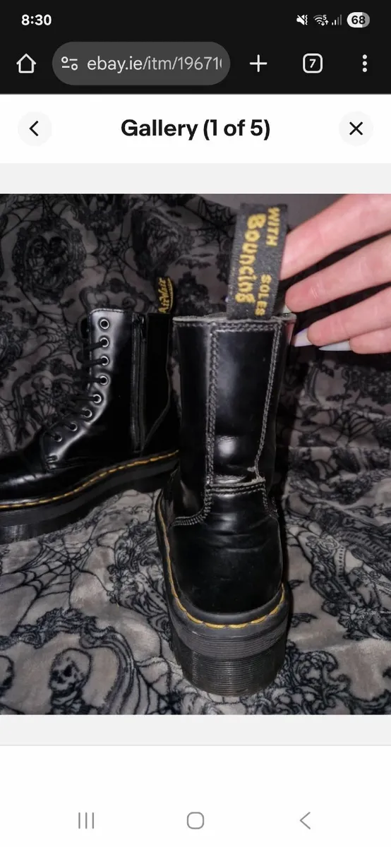 Jadon platform doc martens uk size 5 - Image 2