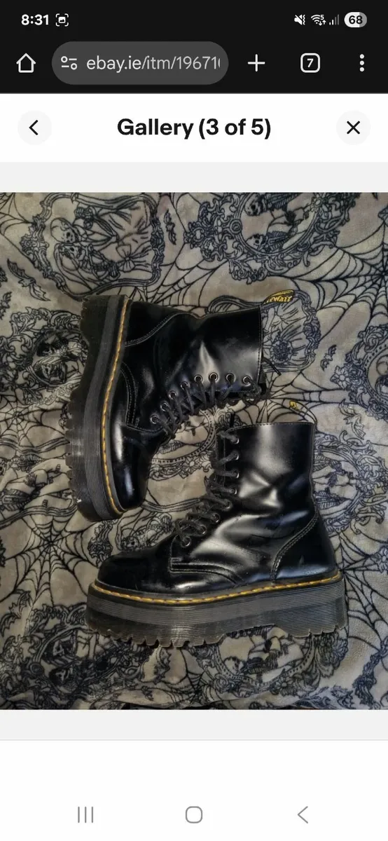 Jadon platform doc martens uk size 5 - Image 3