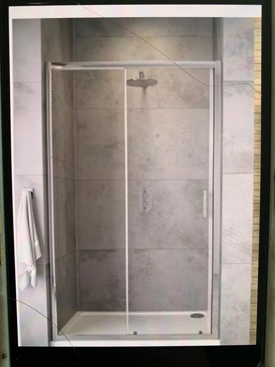 Kristal Sliding Shower Door/Side Panel/Tray - Image 1