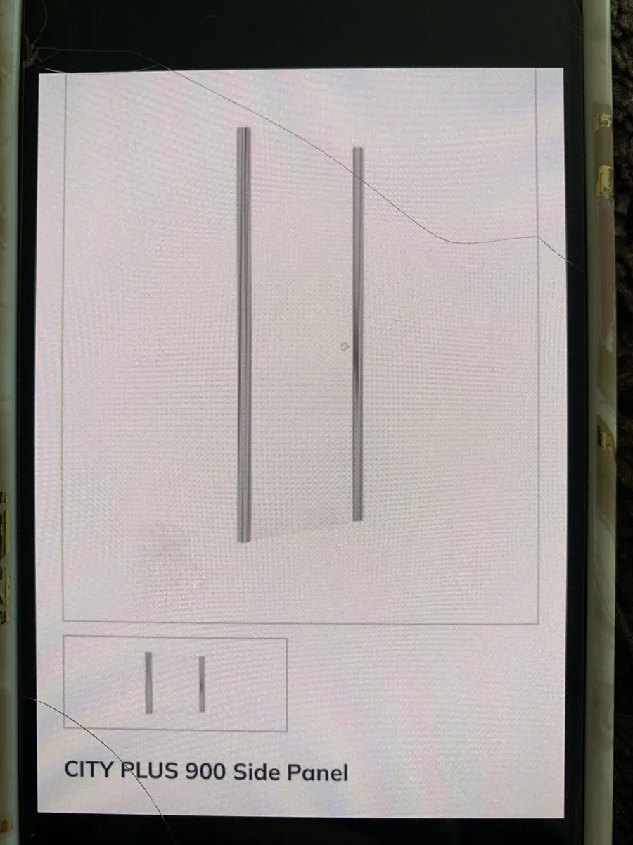 Kristal Sliding Shower Door/Side Panel/Tray - Image 2
