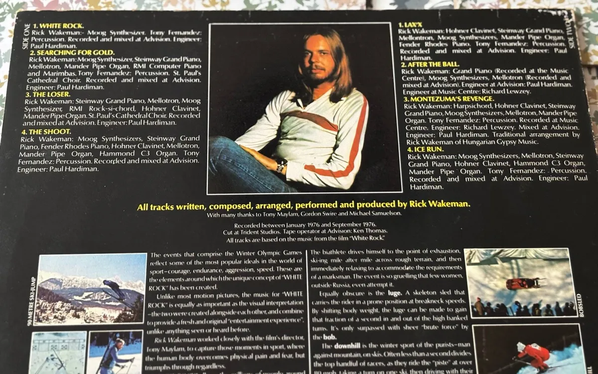 Rick wakeman white rock lp - Image 3