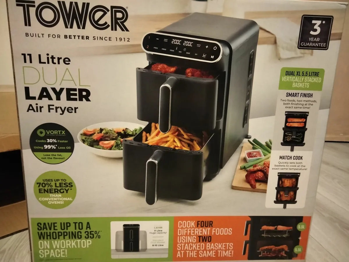 Tower 11L Dual Air Fryer - Image 1