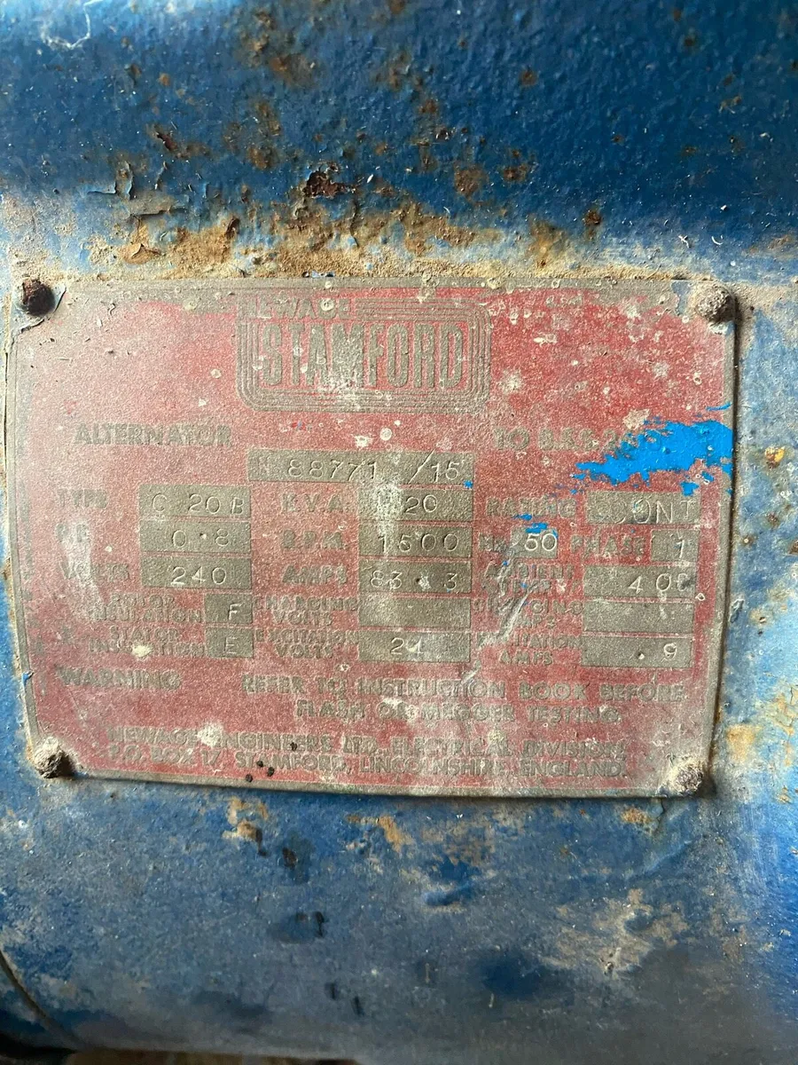 PTO driven generator 20kva working perfect - Image 2