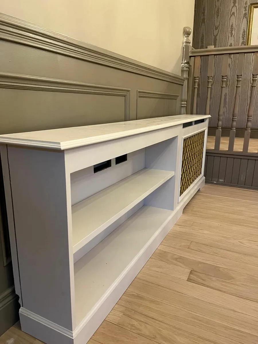 Radiator covers - bespoke off white/gold design - Image 3