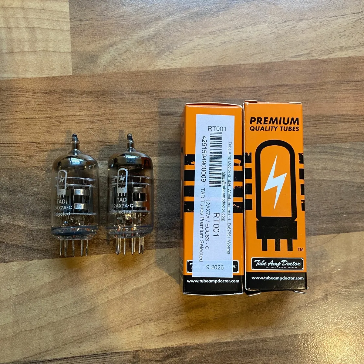 TAD 12AX7A-C/ECC83 Premium Select Pair 2x