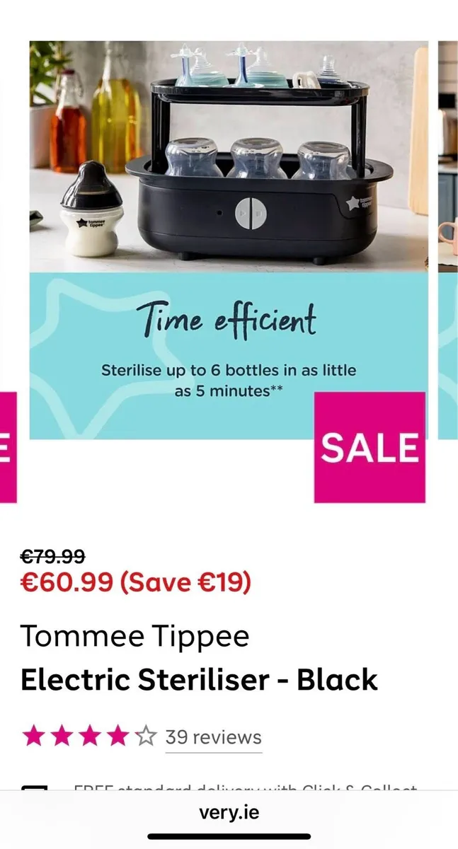 Tommee Tippee Electrical Steriliser - Image 3