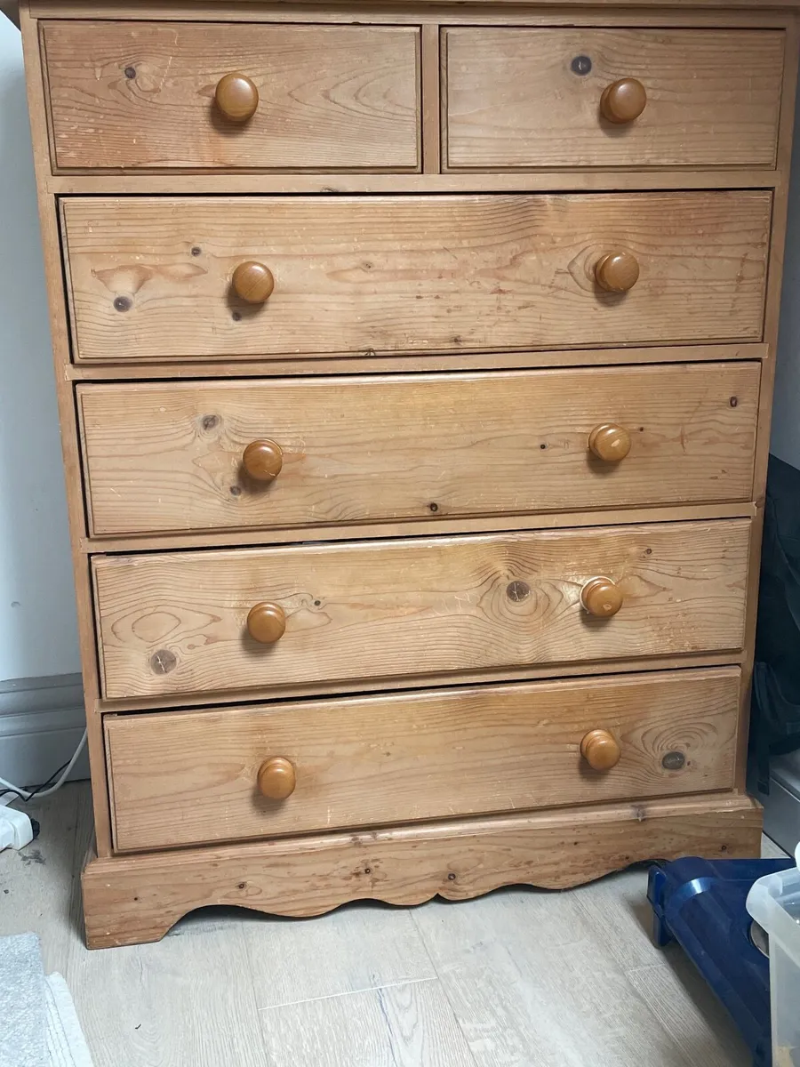 Old pine drawers